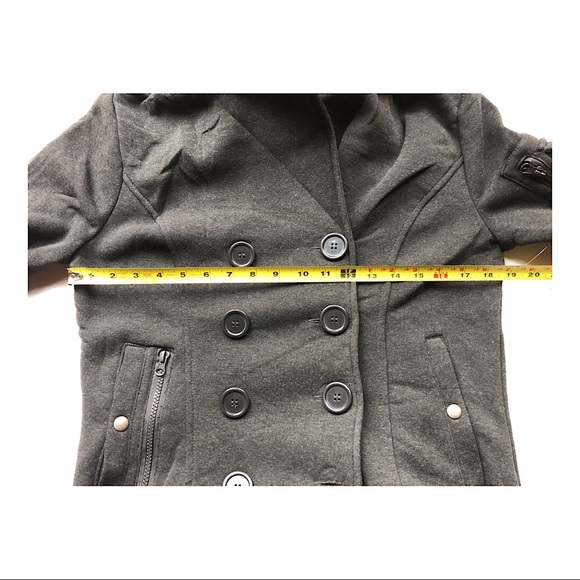 Charcoal grey double breasted jacket - Picture 5 of 8